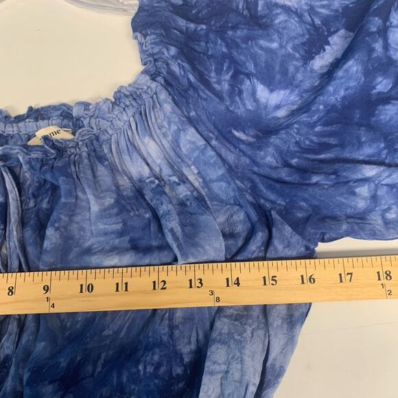 EE:Some Shirt Womens Small Peasant Boho Off Shoulder Tie-Dye Milkmaid Tie Dye - Picture 7 of 8